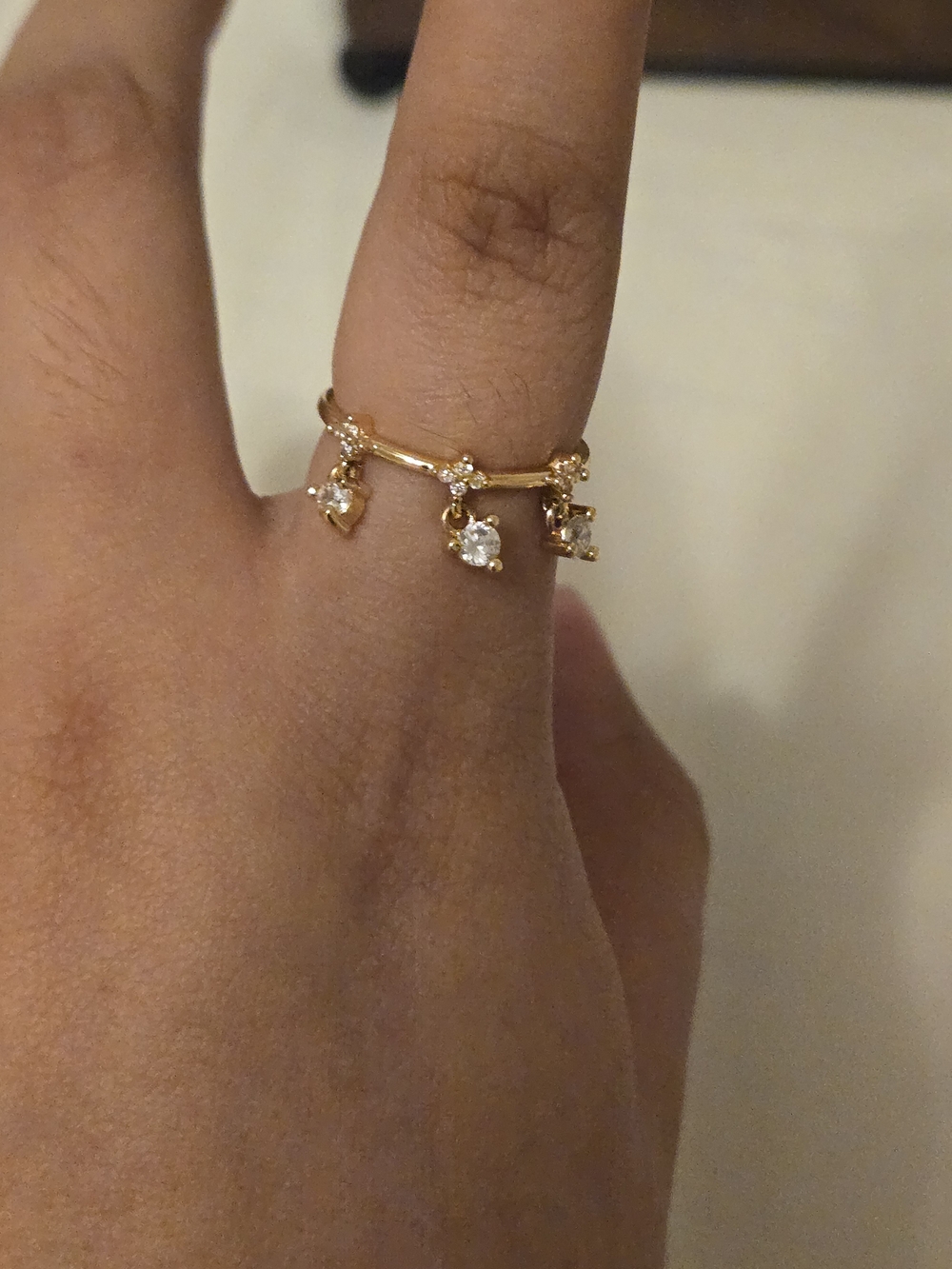 Anthropologie Dangle Ring